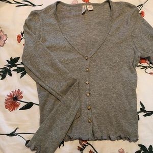 Sky and Sparrow cropped long sleeve